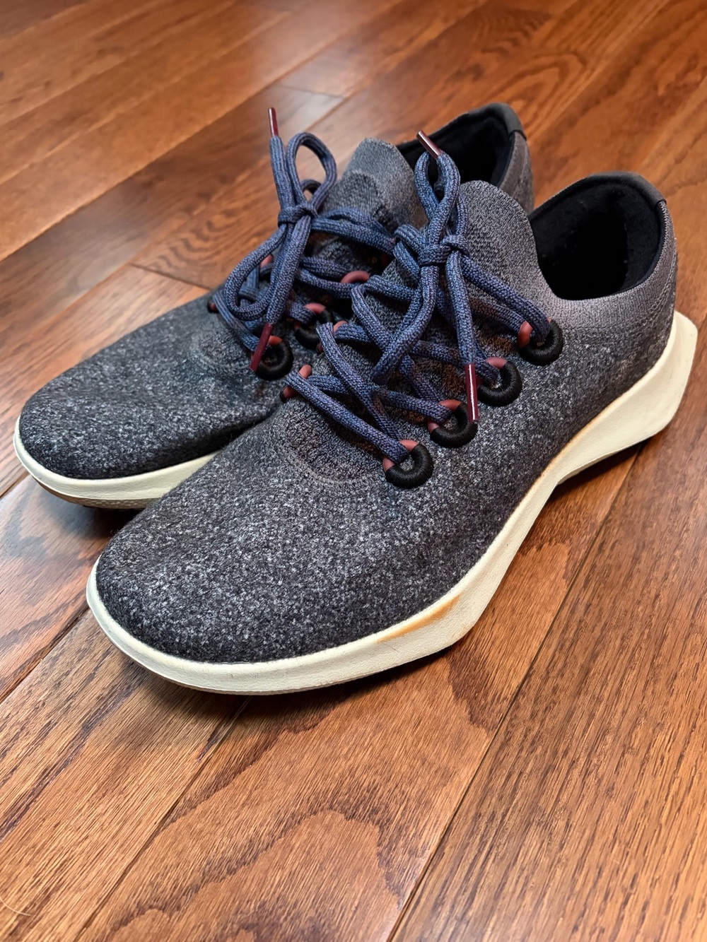 Allbirds Wool Dasher 2 Mizzle Sneakers - Dark Gray / Size 9